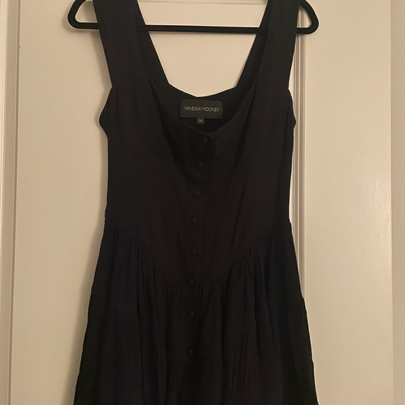 Vanessa Mooney Elisabeth Romper Dress in Black - Picture 6 of 9